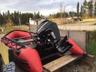Mercury inflatable boat 25HP 4-stroke with trailer