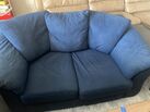Blue Sofa and Chair Set