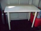 white ikea table