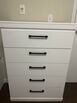White 5 drawer dresser