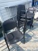 6 pcs hard plastic chairs 