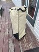 Folding air bed frame for camping