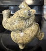 Dancing Bear Serpentine Sculpture from Nunavut