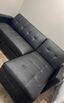 Leather-look Futon & Chaise