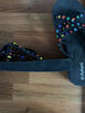 Y2K beaded flower platforms sandals - Size 7