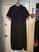 Black dress in Oriental style