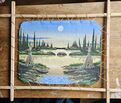 Painting with Handcrafted frame