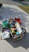 Lots of baby toys, clothes, books and other items
