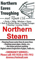 Northern Eave Troughing and Renos